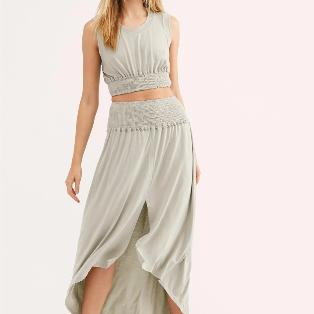 Adorable Free People Morningside set in sage